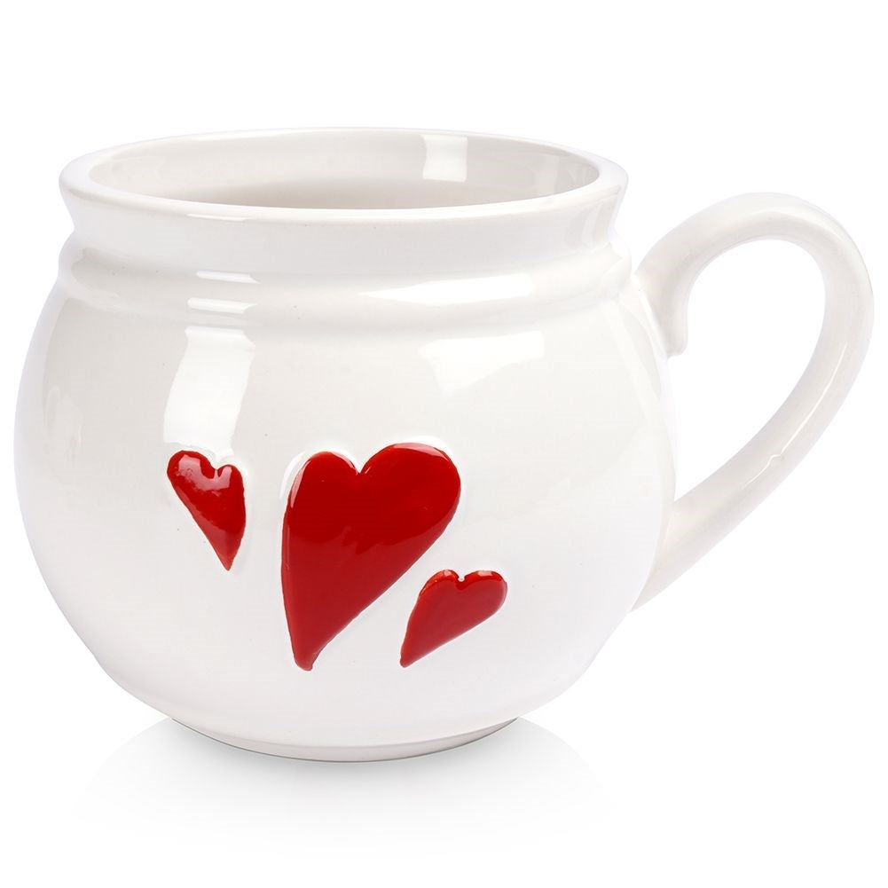 Cup for coffee, tea and mulled wine with a beautiful pattern