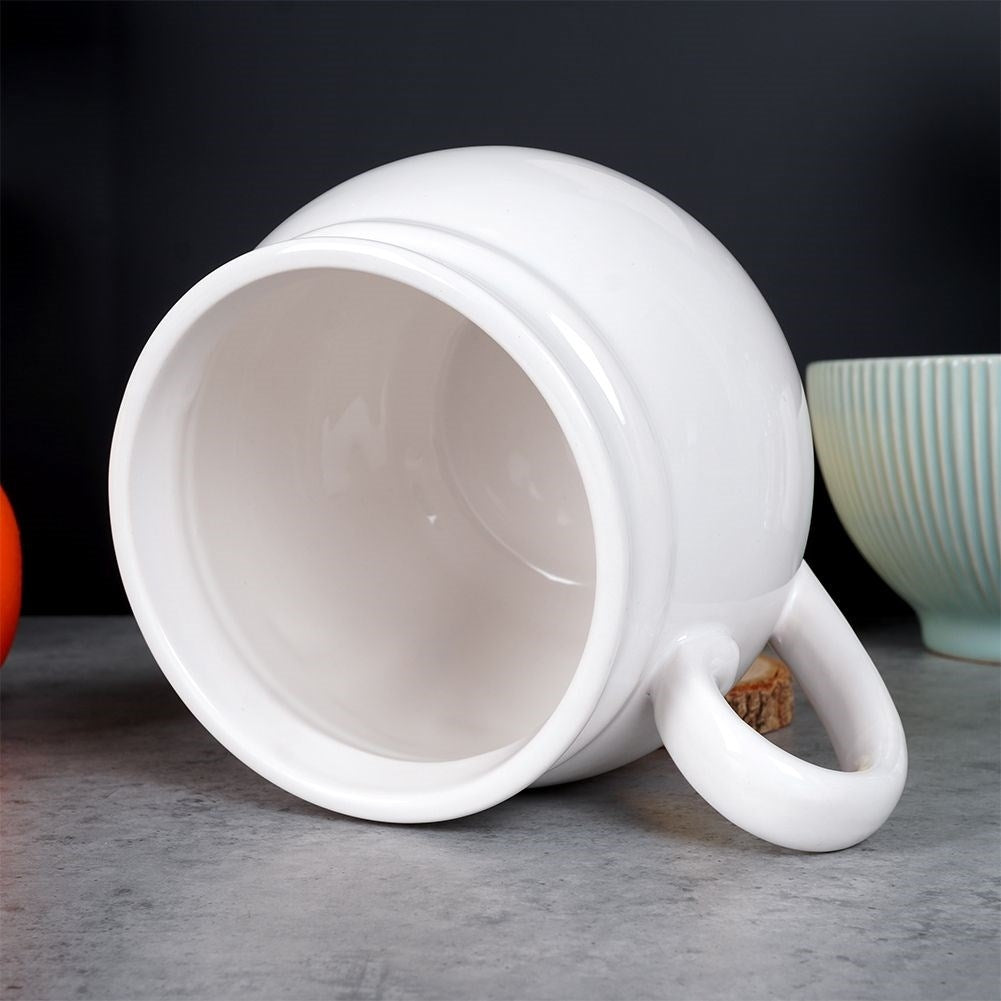 Cup for coffee, tea and mulled wine with a beautiful pattern