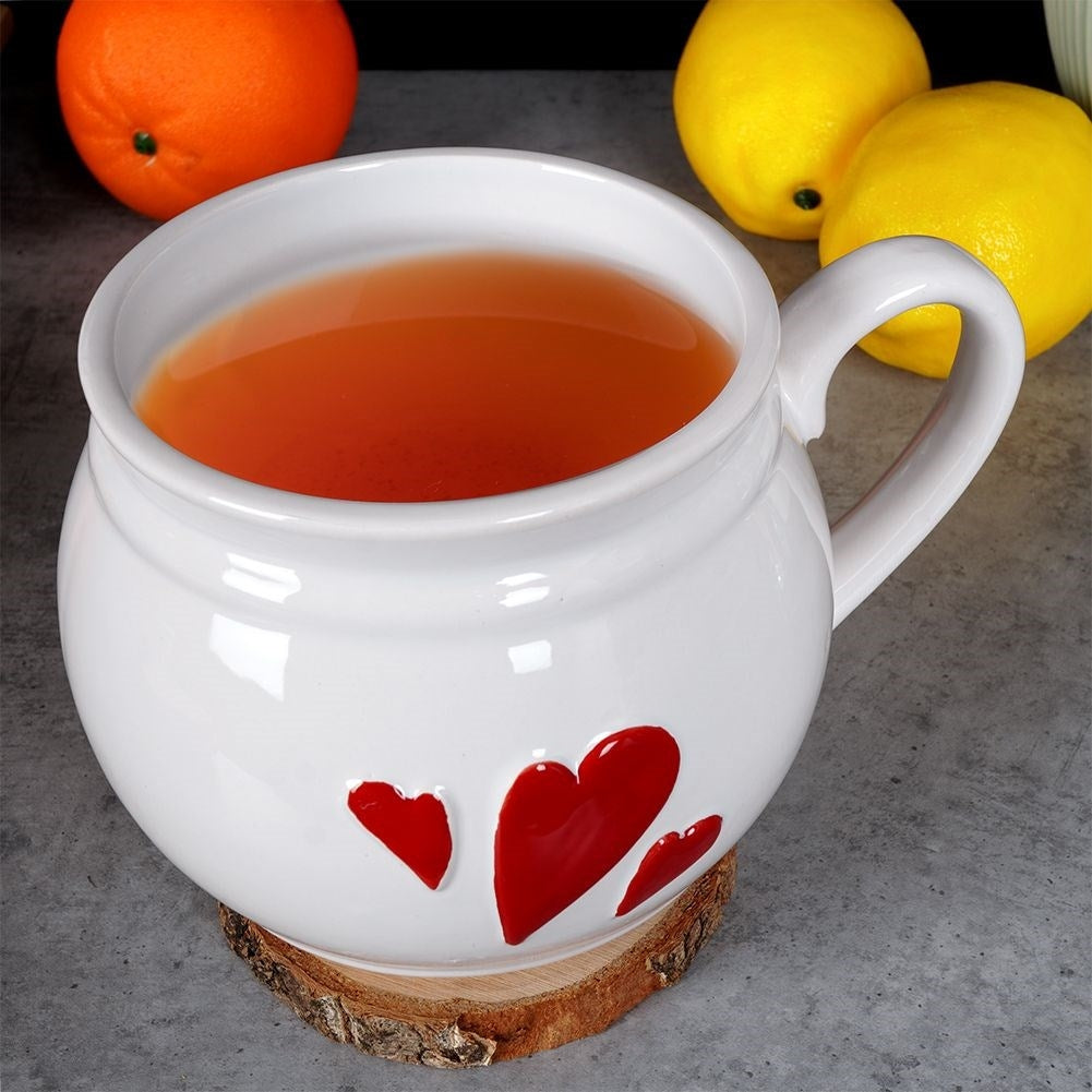 Cup for coffee, tea and mulled wine with a beautiful pattern
