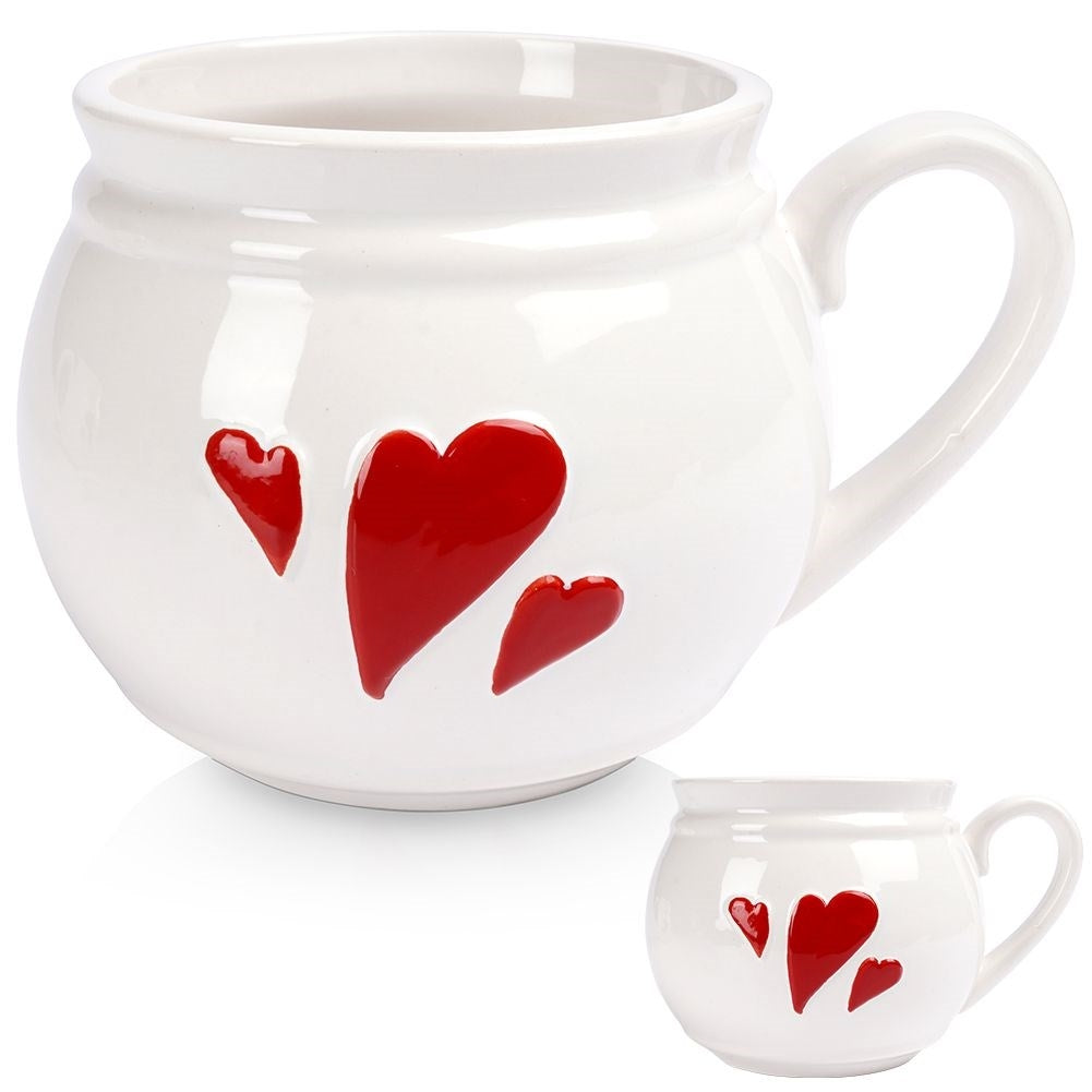 Cup for coffee, tea and mulled wine with a beautiful pattern