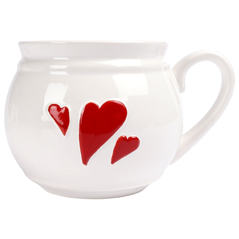 Cup for coffee, tea and mulled wine with a beautiful pattern