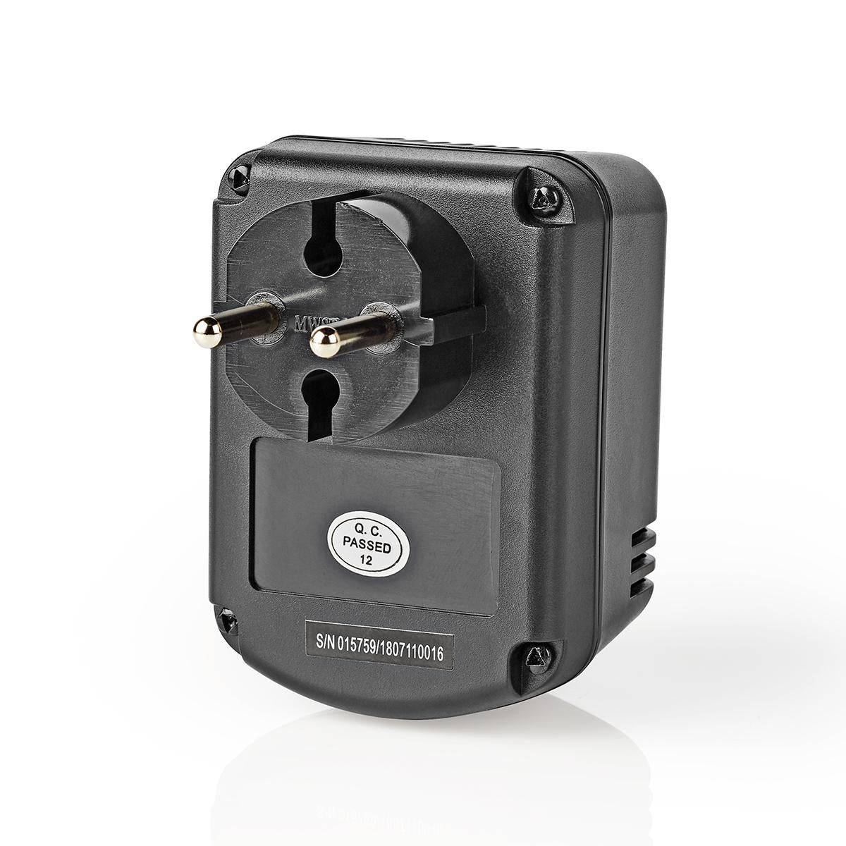 Current converter | Power adapter | 230 V AC 50 Hz | 45 W| Grounded contact | Black