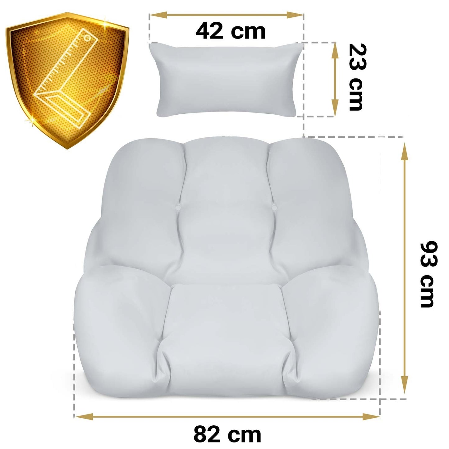 Cushion for hanging chair Luisiana Sofotel gray