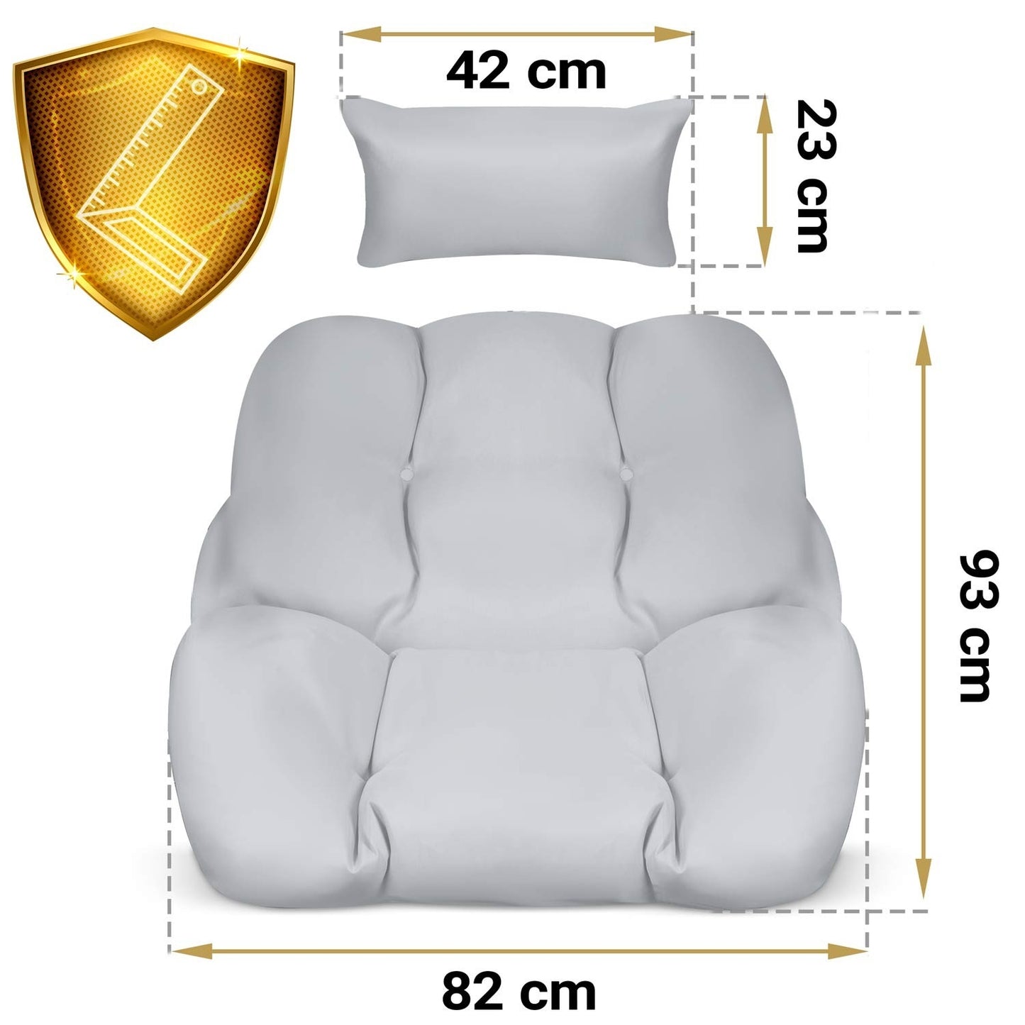 Cushion for hanging chair Luisiana Sofotel gray
