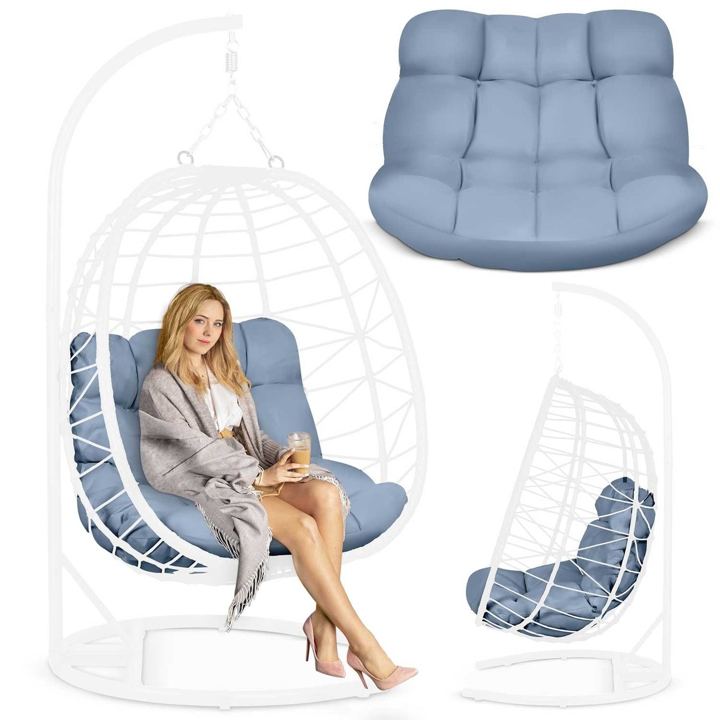 Cushion for hanging chair Tihuana Sofotel gray