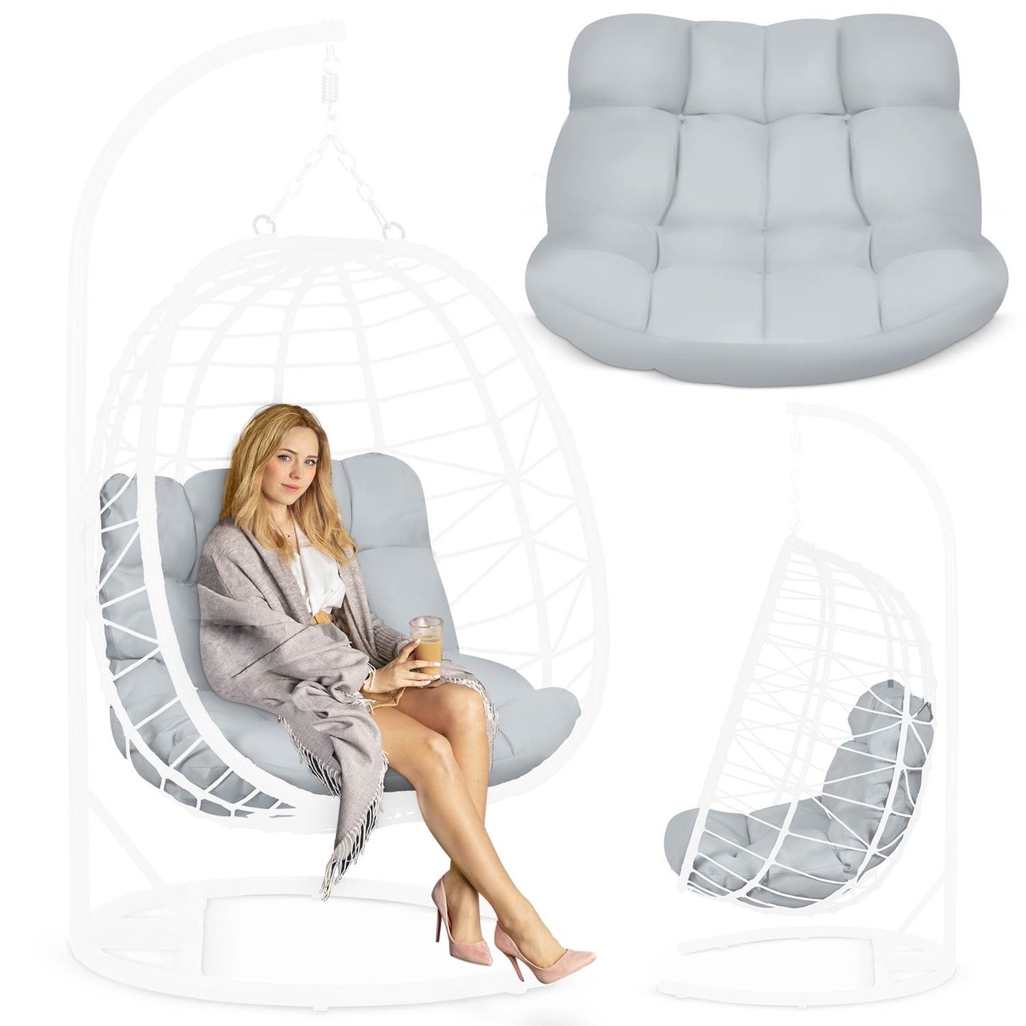 Cushion for hanging chair Tihuana Sofotel gray