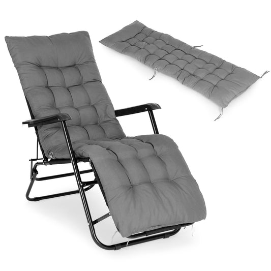 Cushion mattress for a large soft garden lounger 160cm