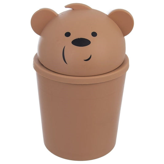 Cute bear bin with removable lid for the children's room