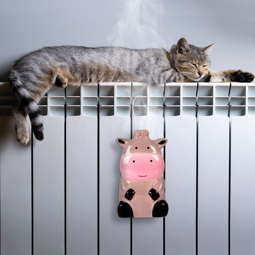 Cute ceramic cow humidifier for the children's room
