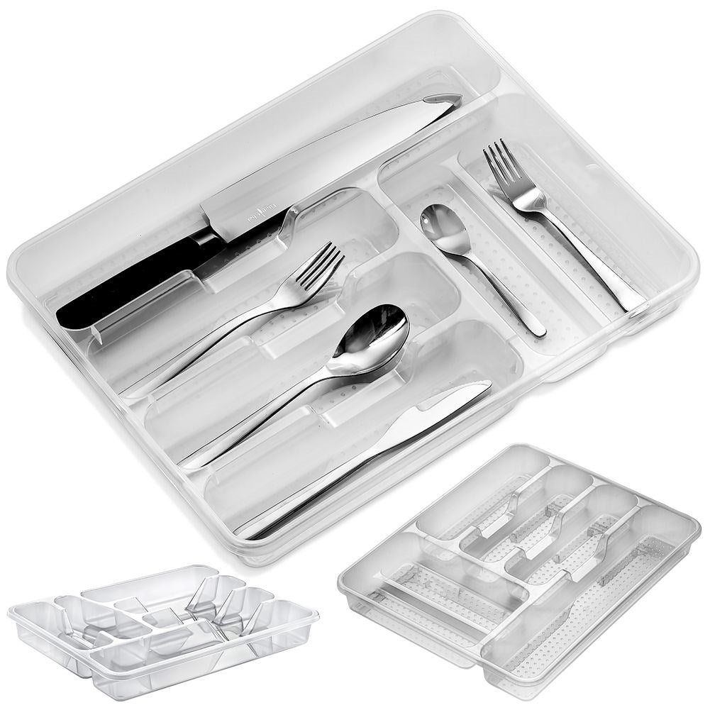 Cutlery box with 6 compartments for perfect kitchen order