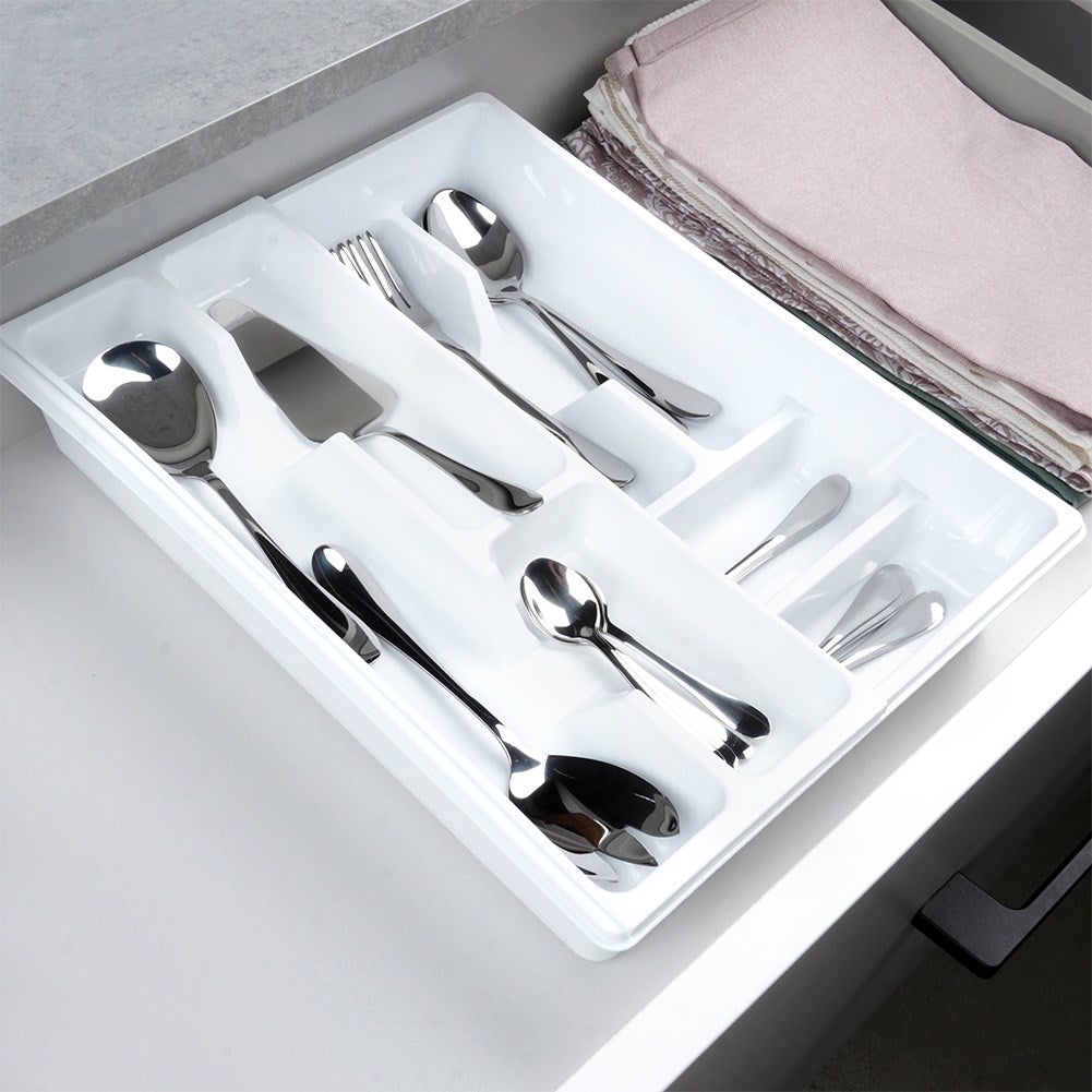Cutlery box with removable insert and 9 compartments