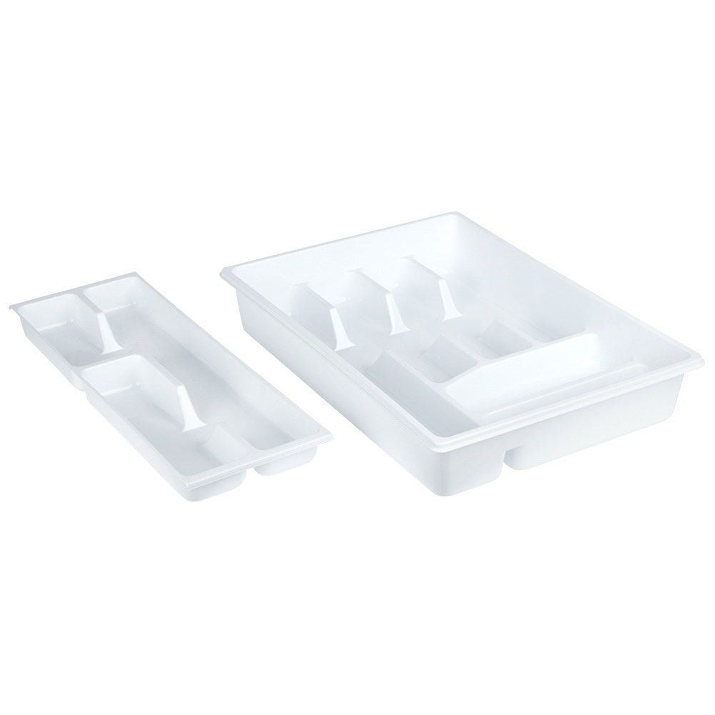 Cutlery box with removable insert and 9 compartments