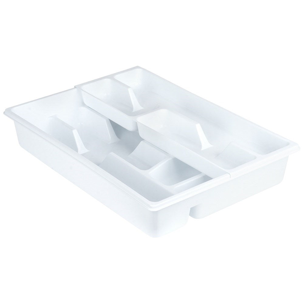 Cutlery box with removable insert and 9 compartments