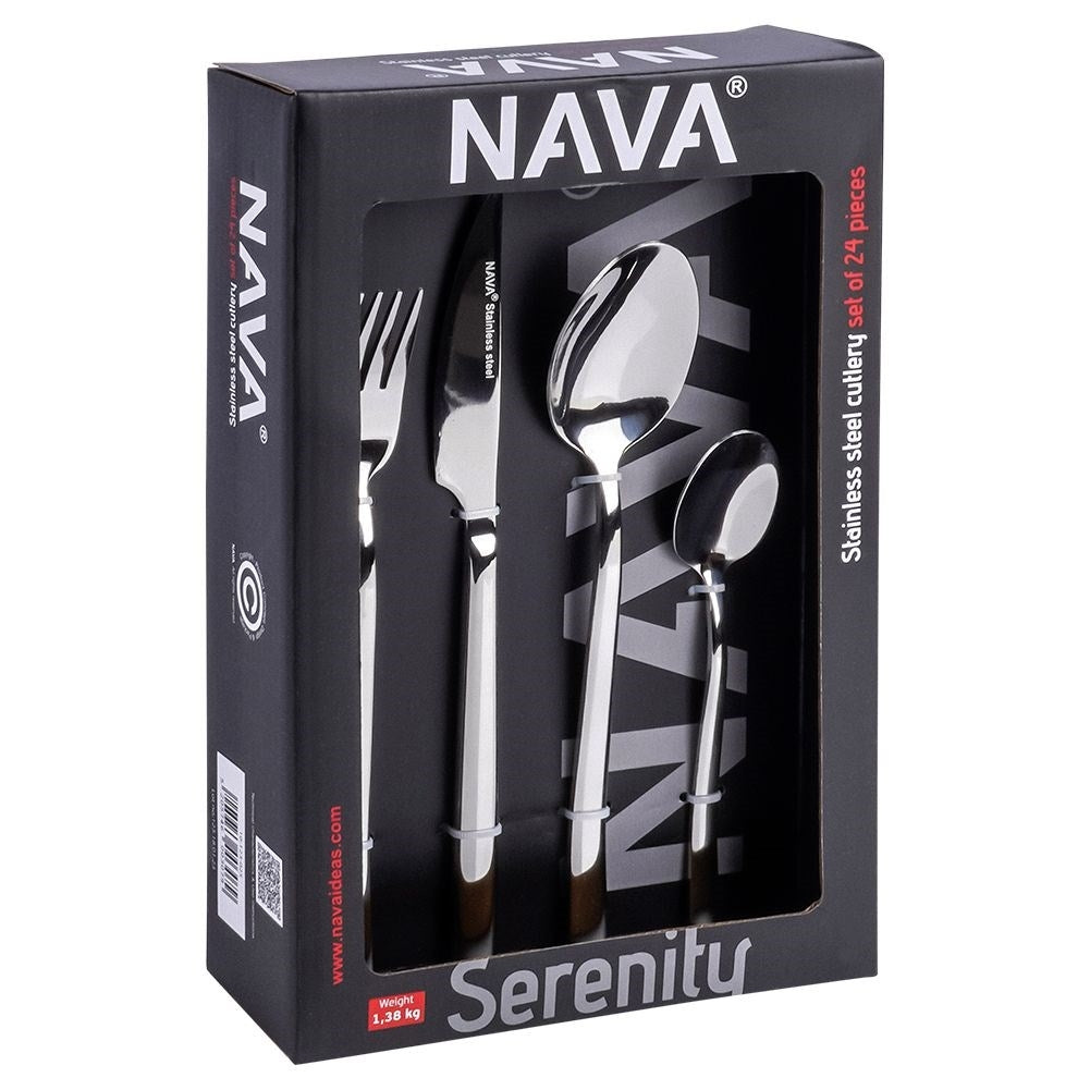 Cutlery in Stainless Steel for 6 People
