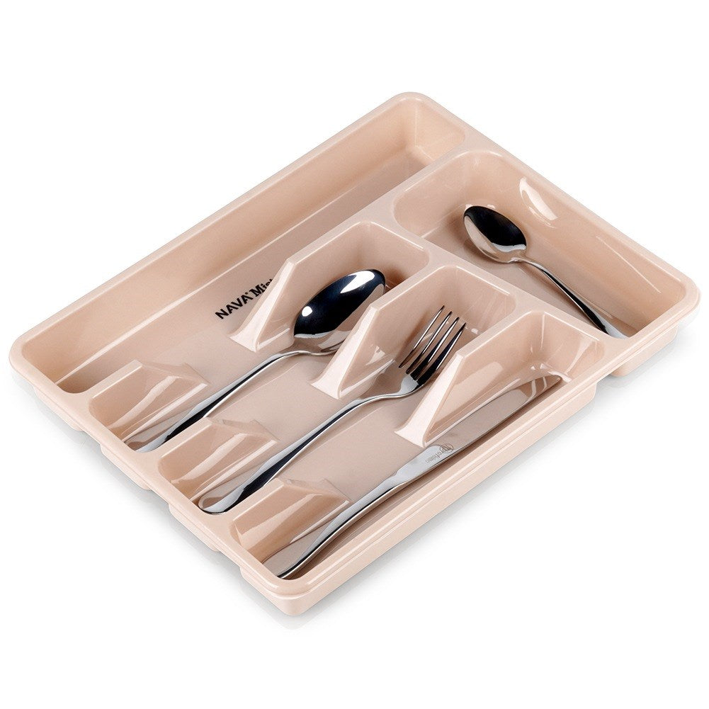 Cutlery insert for drawer beige MISTY 33.5 cm
