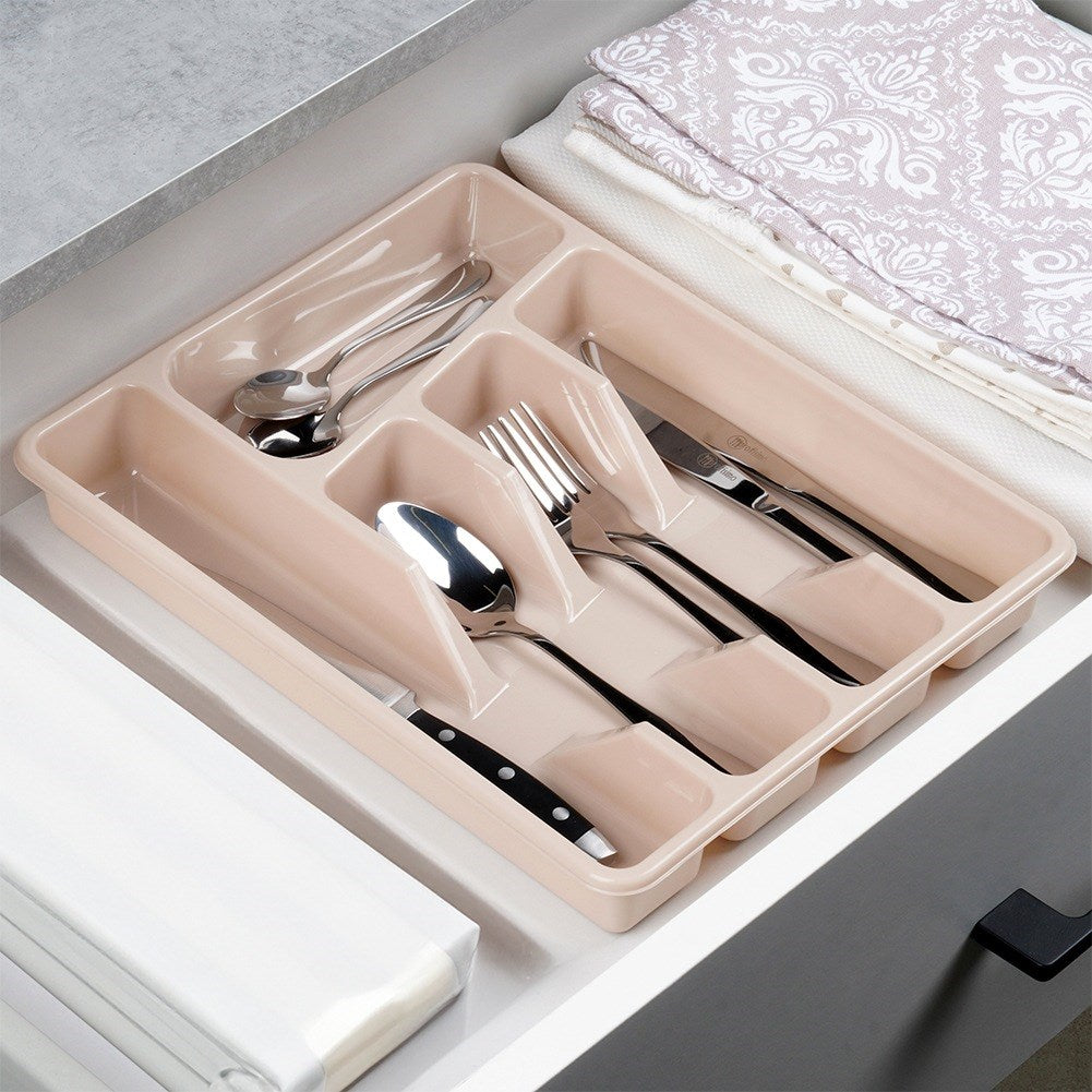 Cutlery insert for drawer beige MISTY 33.5 cm