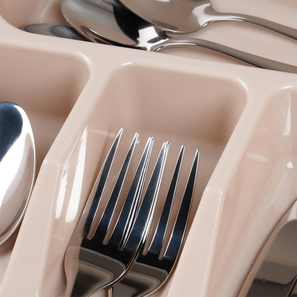 Cutlery insert for drawer beige MISTY 33.5 cm