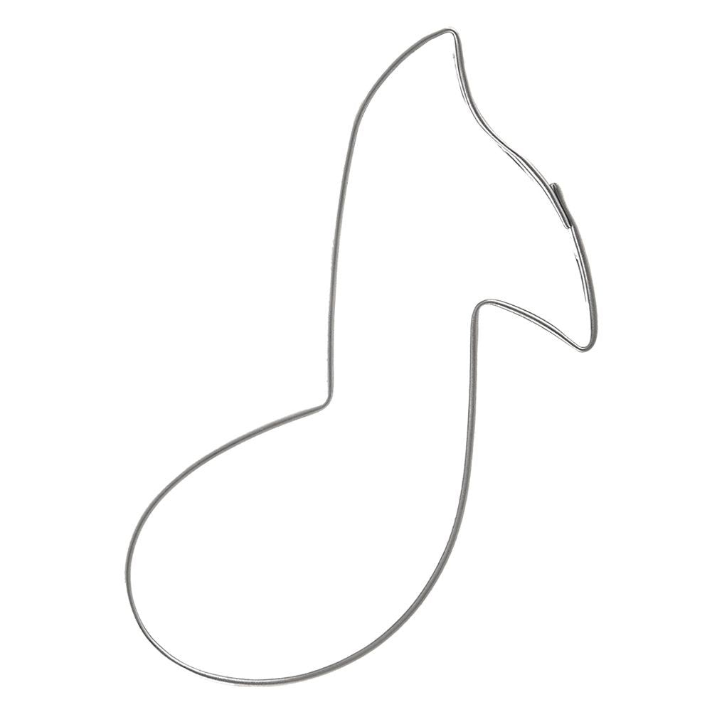 Cutout form for Cakes in the Shape of Musical Notes