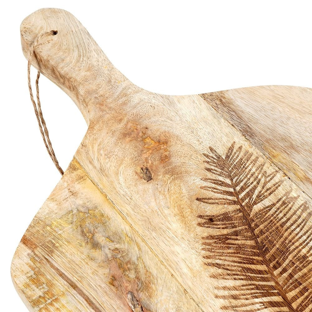 Cutting Board & Serving Tray in Mango Wood with Handle