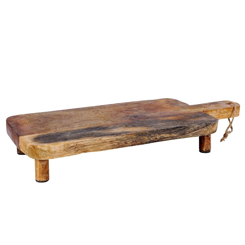 Cutting Board & Serving Tray in Mango Wood with Handle