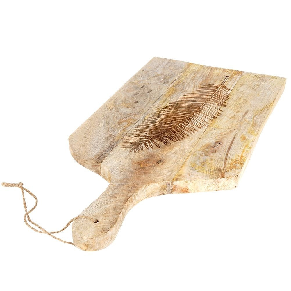 Cutting Board & Serving Tray in Mango Wood with Handle