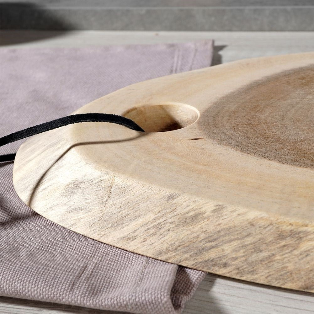 Cutting Board & Serving Tray in Natural Acacia Wood