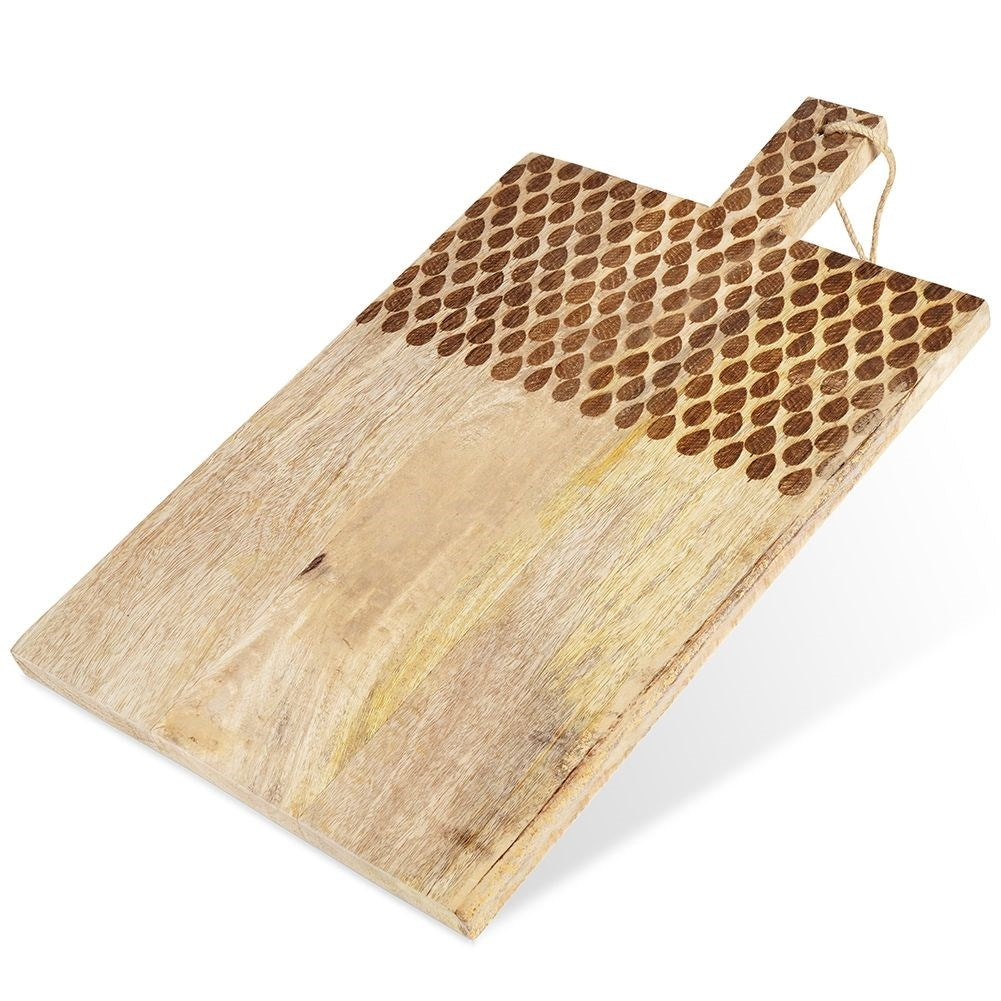 Cutting Board and Serving Tray in Exotic Mango Wood