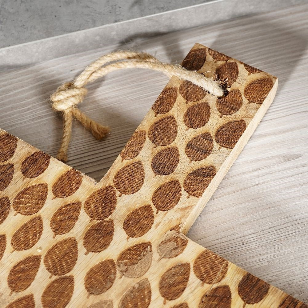 Cutting Board and Serving Tray in Exotic Mango Wood