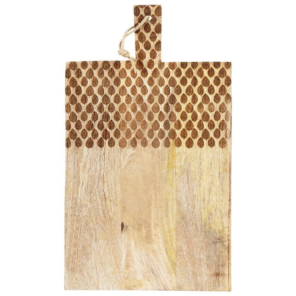 Cutting Board and Serving Tray in Exotic Mango Wood