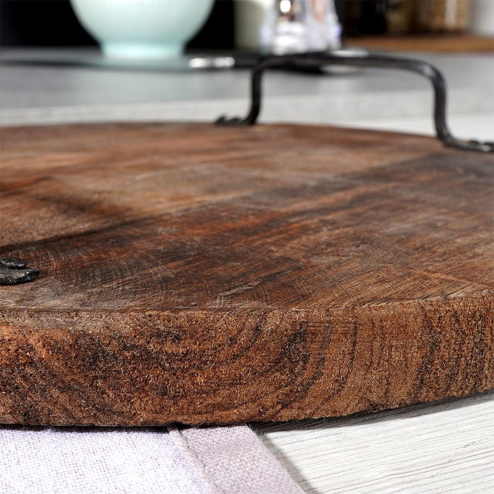 Cutting Board in Exotic Mango Wood with Aged Look