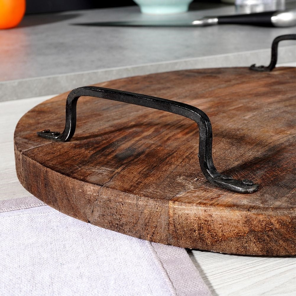 Cutting Board in Exotic Mango Wood with Aged Look