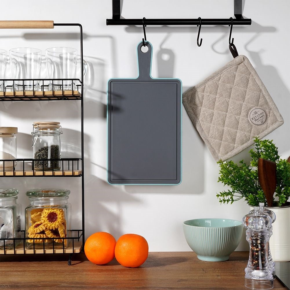 Cutting Board in Gray Plastic - Durable and Odor Free for the Kitchen