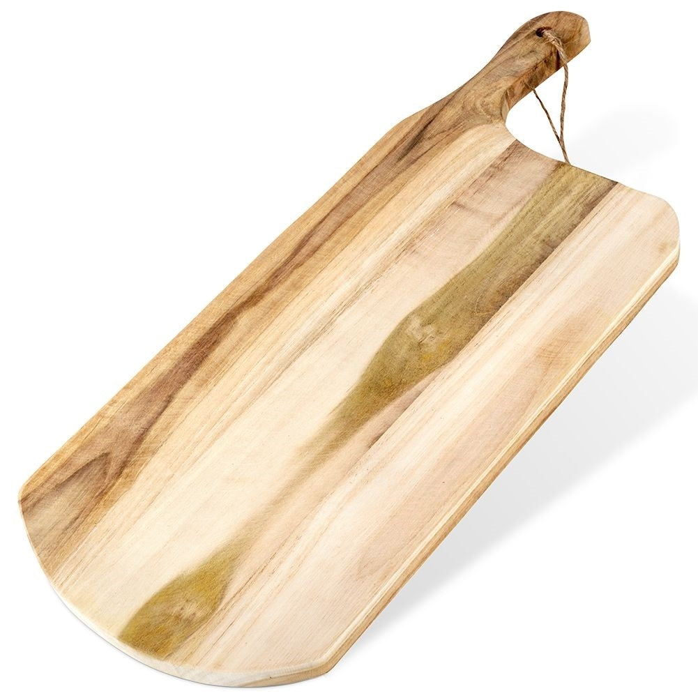 Cutting and Serving Board in Durable Teak Wood with Handle
