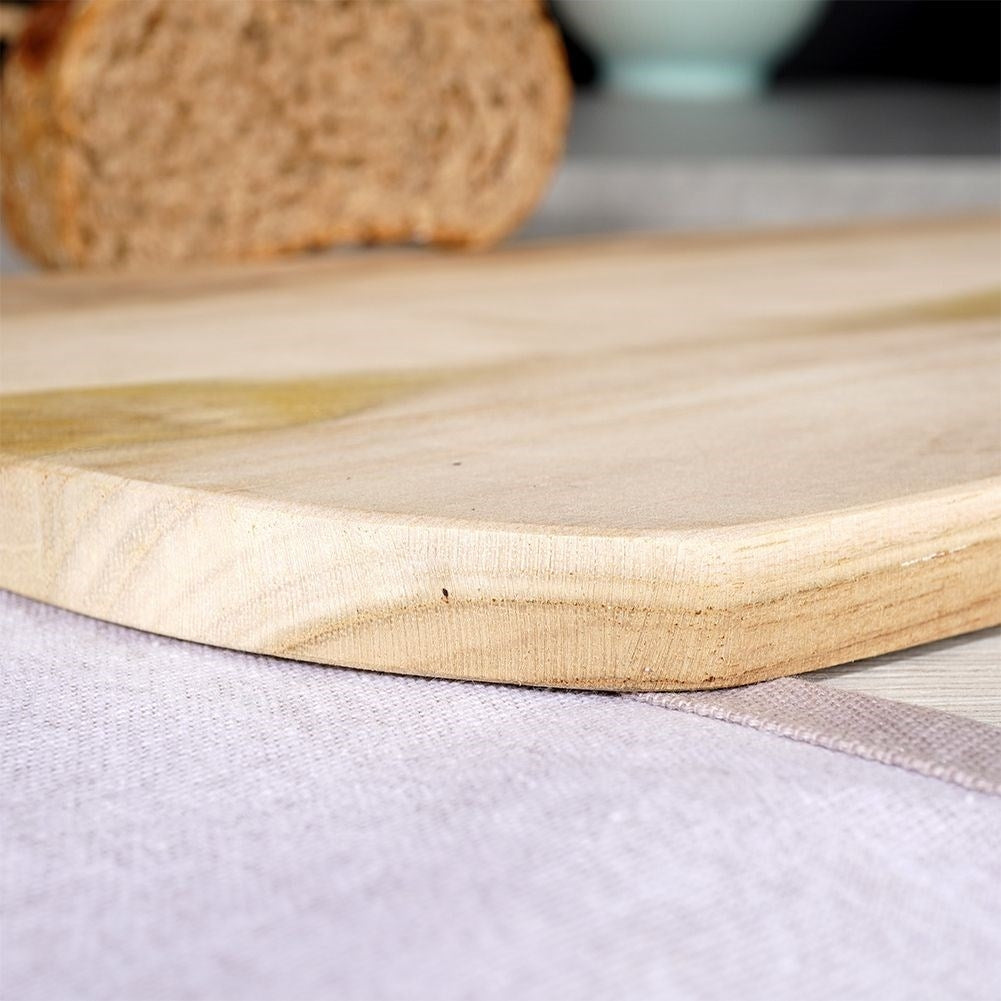 Cutting and Serving Board in Durable Teak Wood with Handle