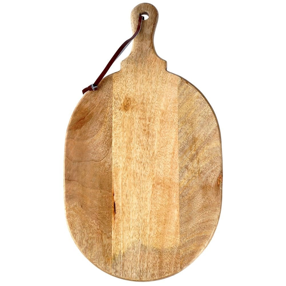 Cutting and serving board in durable mango wood