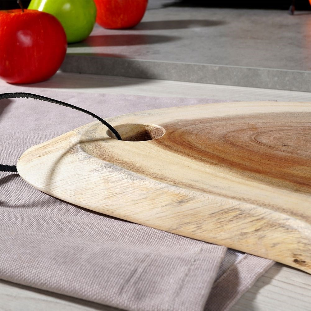 Cutting board and serving tray in durable acacia wood