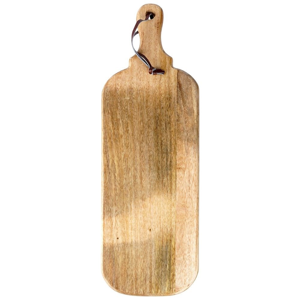 Cutting board and serving tray in mango wood with handle