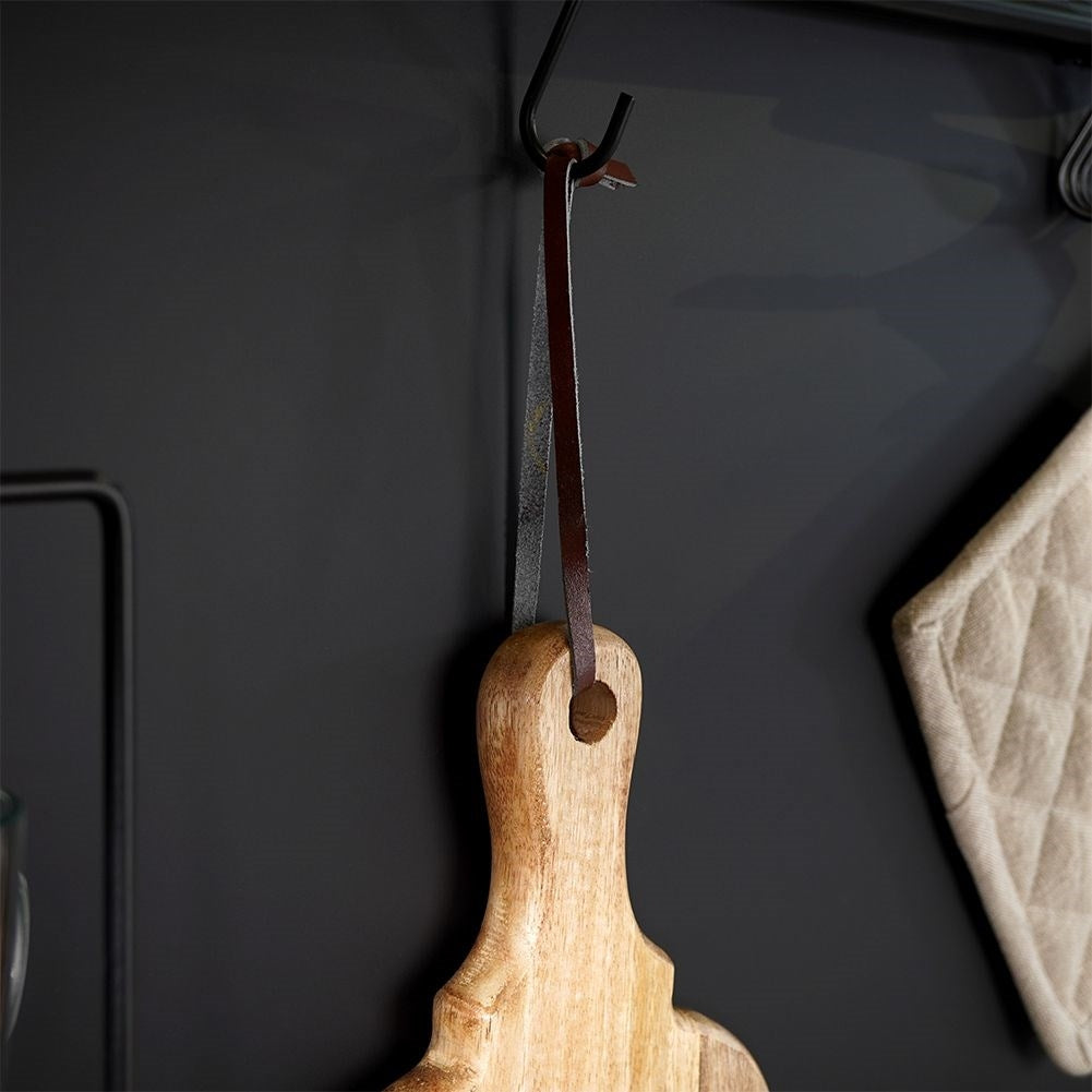 Cutting board and serving tray in mango wood with handle