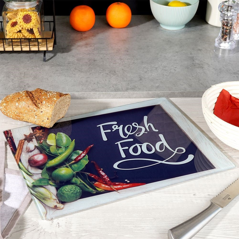 Cutting board in Tempered Glass - Hygienic and Practical