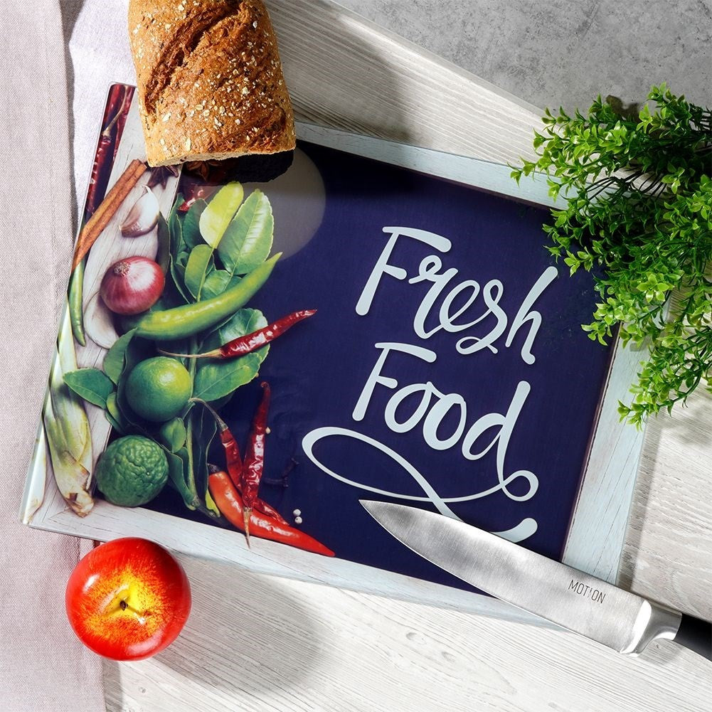 Cutting board in Tempered Glass - Hygienic and Practical