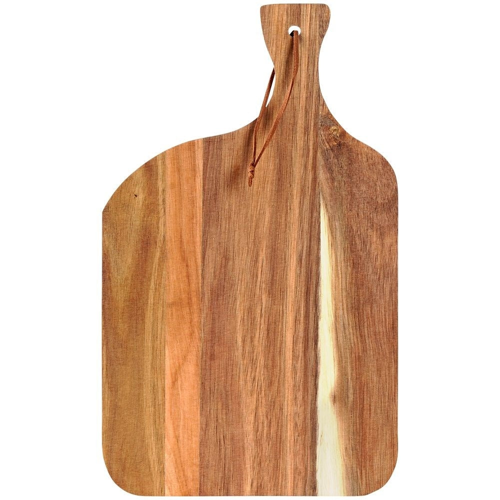 Cutting board in durable acacia wood with handle