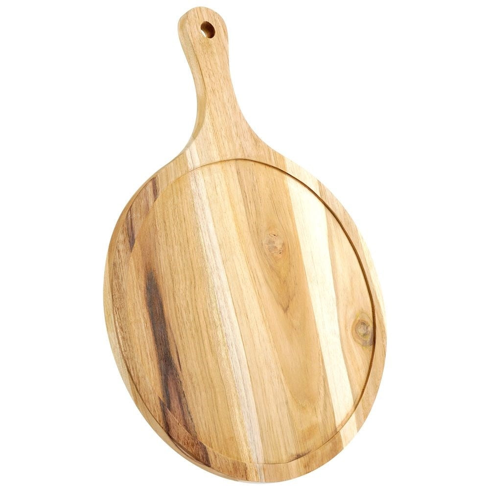 Cutting board in durable acacia wood with practical handle