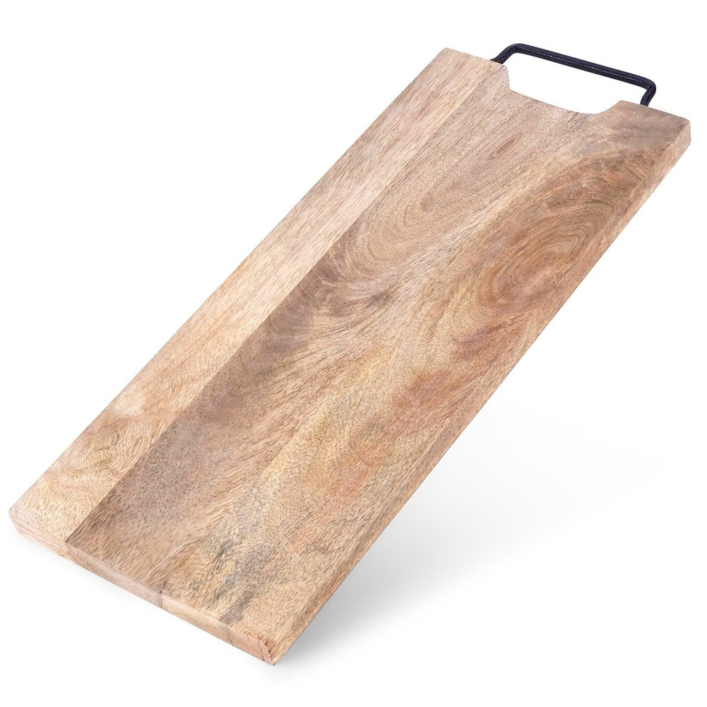 Cutting board in exotic mango wood with a unique design
