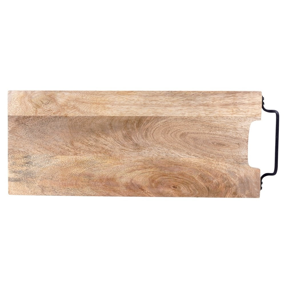 Cutting board in exotic mango wood with a unique design