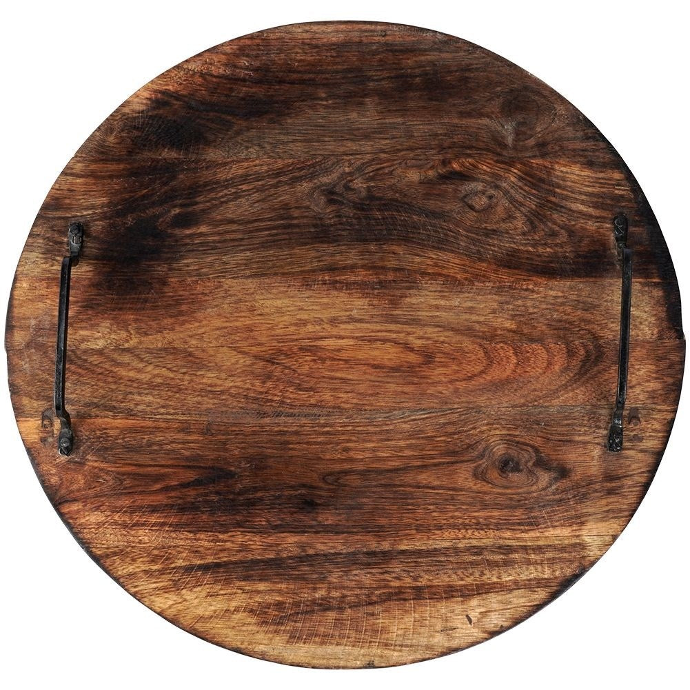 Cutting board in exotic mango wood with a unique design
