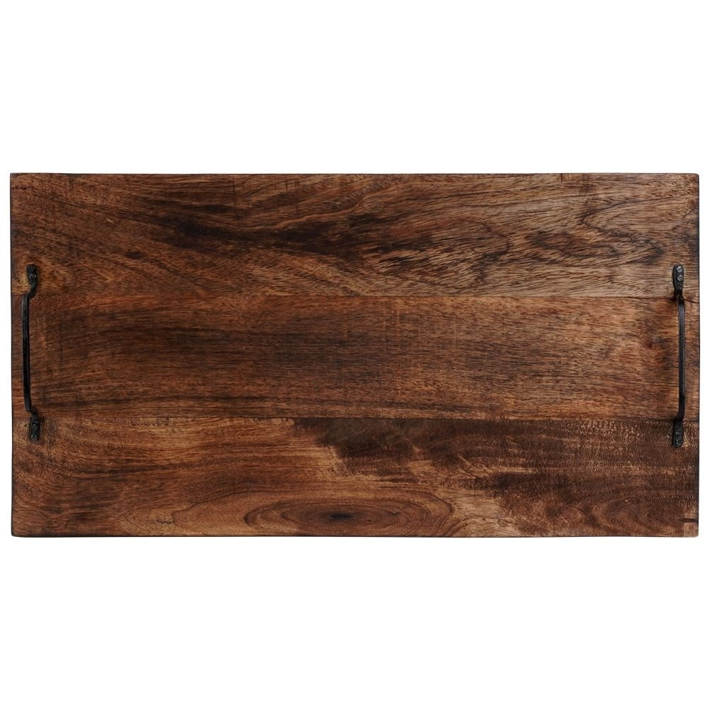 Cutting board in exotic mango wood with unique aged design
