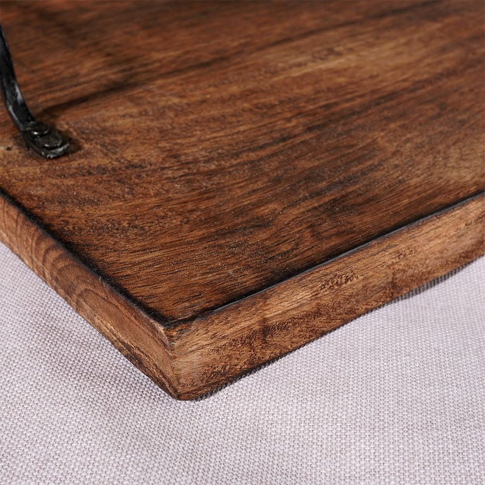 Cutting board in exotic mango wood with unique aged design