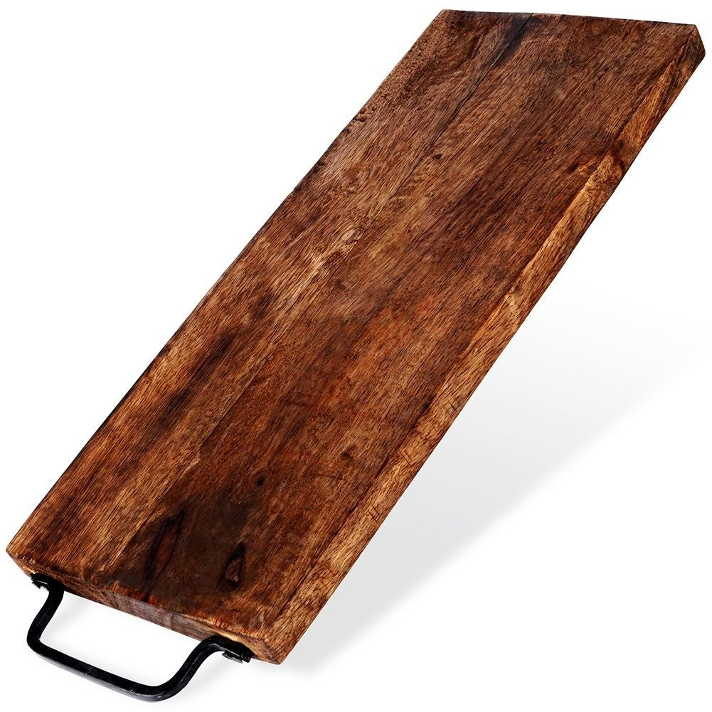 Cutting board in high-quality exotic mango wood