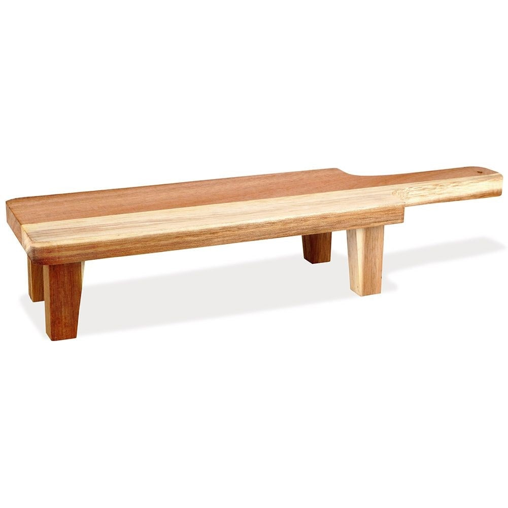 Cutting board & serving tray in acacia wood with handle