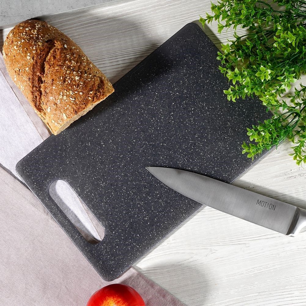 Cutting board with handle - Granite imitation